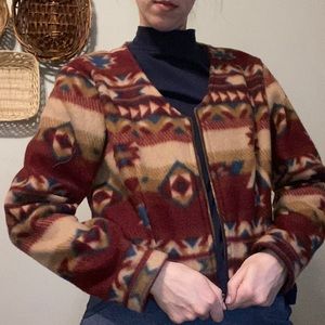 Aztec Rough Rider by Circle T zip up jacket